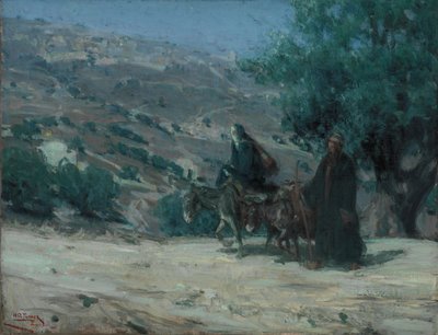 Menekülés Egyiptomba alkotó: Henry Ossawa Tanner
