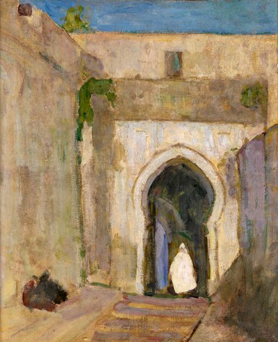 Gateway, Tanger, kb. 1910. alkotó: Henry Ossawa Tanner