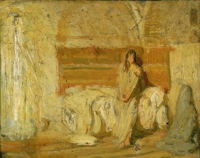 Tanulmány az Annunciációra alkotó: Henry Ossawa Tanner