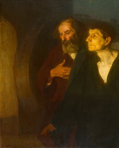 A két tanítvány a sírnál, c. 1906. alkotó: Henry Ossawa Tanner