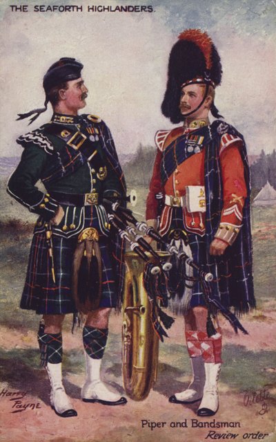 A Seaforth Highlanders alkotó: Henry Payne