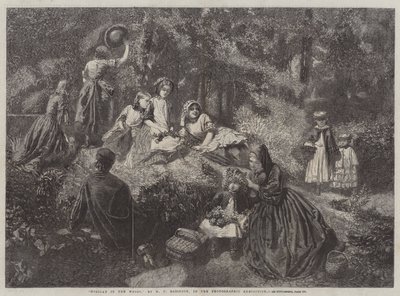 Nyaralás az erdőben alkotó: Henry Peach Robinson