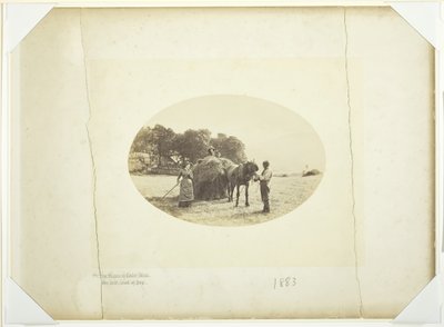 Cader-Idris lejtőin, Az utolsó széna rakomány, 1883. alkotó: Henry Peach Robinson