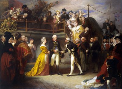 III. György király látogatása (1738-1820) alkotó: Henry Perronet Briggs
