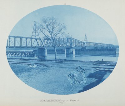C.M. & St. Louis P. RR Bridge at Sabula, Ia. alkotó: Henry Peter Bosse