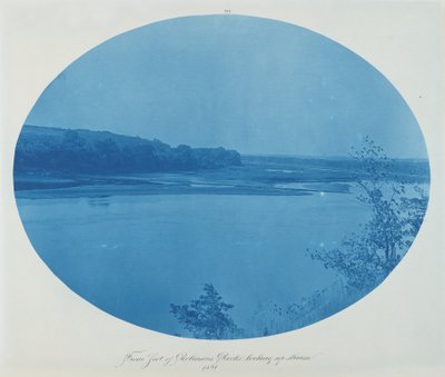 A Robinson-szikla lábától a folyón felfelé tekintve,1891 (fénykép) alkotó: Henry Peter Bosse