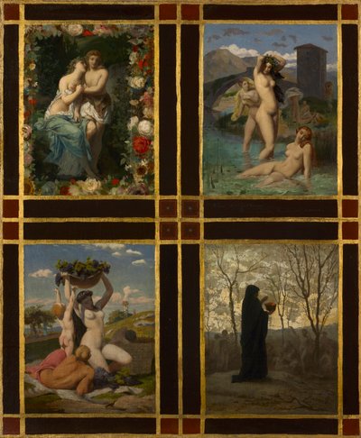 A négy évszak, 1850. alkotó: Henry Picou