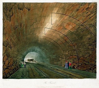 "Az alagút", 1831 alkotó: Henry Pyall