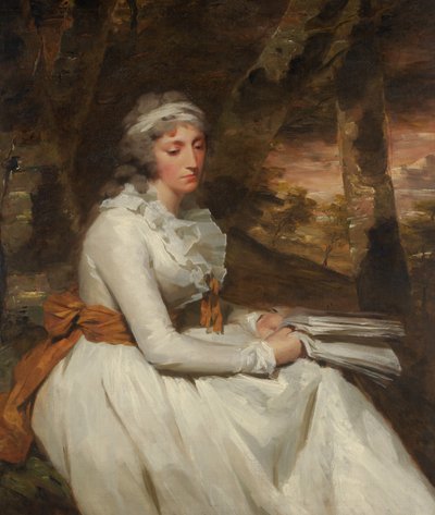 Mrs. Richard Alexander Oswald Louisa Johnston, született 1760 körül, meghalt 1797-ben, kb. 1794. alkotó: Henry Raeburn