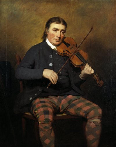 Niel Gow, 1727 - 1807. Hegedűművész és zeneszerző alkotó: Henry Raeburn