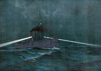 A semlegességi törvények betartatása Spanyolországgal, a Montgomery cirkáló és a kubai vizeken járőröző Anapolis ágyús csónak, hogy keresgélje a kubai szkúnert alkotó: Henry Reuterdahl