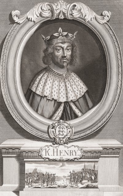 III. Henrik, Anglia királya. portré alkotó: Henry Roberts