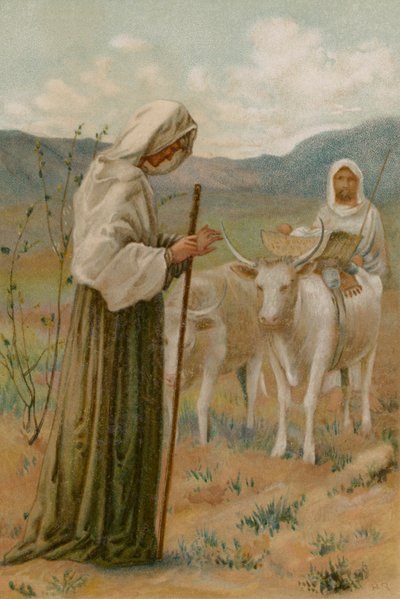 Hannah és Samuel (chromolitho) alkotó: Henry Ryland