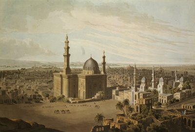 Nagy-Kairó látképe, Daniel Havell (1785-1826) metszete, 1809 alkotó: Henry Salt