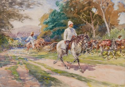 Egy gyarmati tiszt, valószínűleg Haiti, 1900 körül alkotó: Henry Sandham