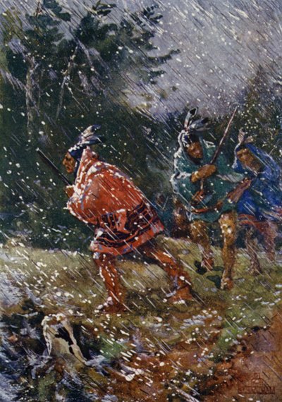 Vadászat kemény időben alkotó: Henry Sandham