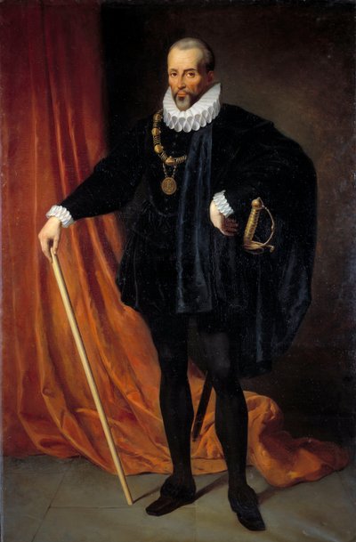 Portré Blaise de Montesquiou (1501-1577), Montluc marechal francia urának 1575-ben, Guyenne altábornagyának lábában, a Szent Mihály Lovagrend nyakláncát viselő „Henry Scheffer festménye (1798-1862) 19. századi nap. 2,18 x 1,42 m alkotó: Henry Scheffer