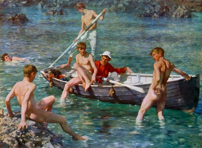 Rubin, arany és malachit, 1902, 1912. alkotó: Henry Scott Tuke
