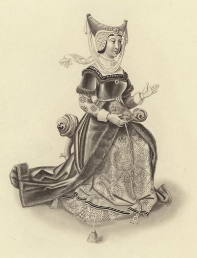 Constancia Lancaster hercegnője, John Of Gaunt felesége alkotó: Henry Shaw