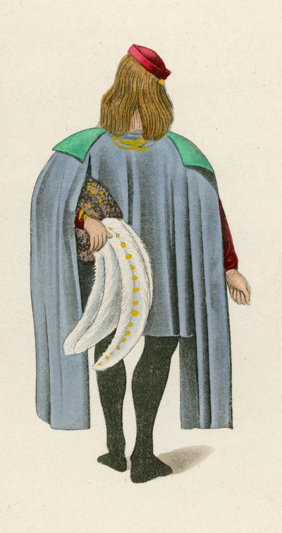 2. ábra a Rózsa románcából, 1480 körül, a British Museumban, Harl M S 4425 alkotó: Henry Shaw