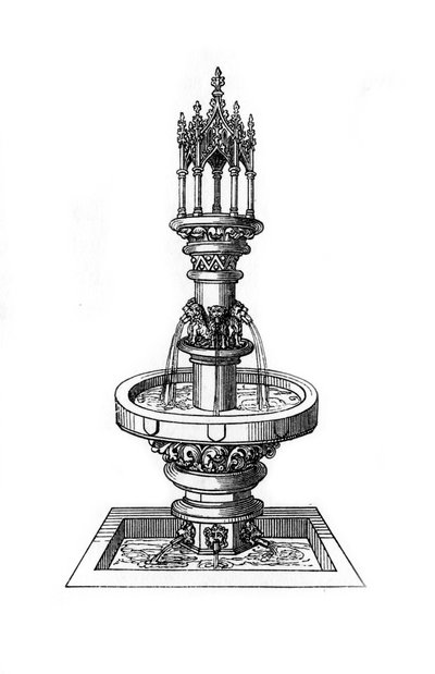 Szökőkút, 1470-1483, 1843. alkotó: Henry Shaw