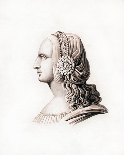 Fejdísz, 16. század eleje, 1843. alkotó: Henry Shaw