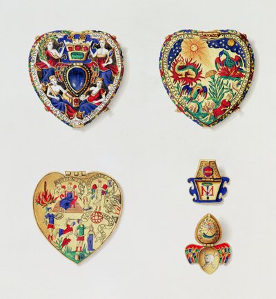 A Darnley ékszer Patrick Fraser Tytler (1791-1849) 1843-ban megjelent „Historical Notes on the Lennox or Darnley Jewel, the Property of the Queen” című művéből. alkotó: Henry Shaw