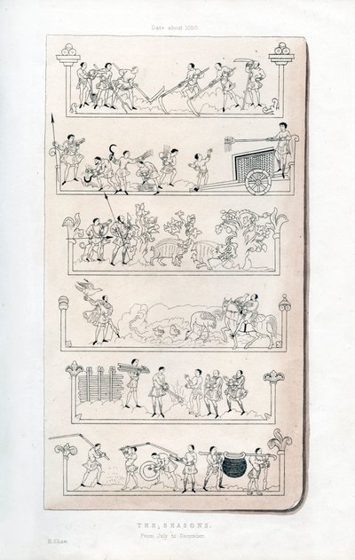Az évszakok, 1050, 1843. alkotó: Henry Shaw