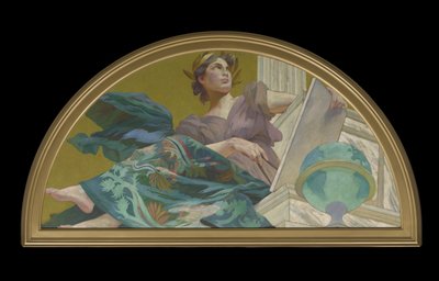 A csillagászat múzsája, 1893 alkotó: Henry Siddons Mowbray
