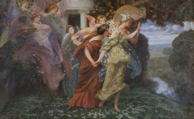 Perszephoné házassága, alkotó: Henry Siddons Mowbray