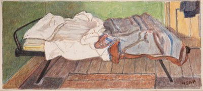 Tábori ágy, 1930 körül alkotó: Henry Silk