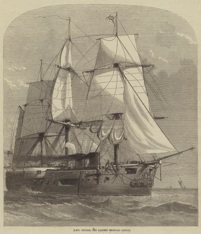 HMS Sultan, a legnagyobb vaskalapos úszó alkotó: Henry Spernon Tozer