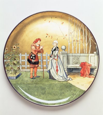 Az ember hatodik kora, Shakespeare Az ember hét kora című művének illusztrációja, Minton Art Pottery Studio töltőlapja, 1873 (kerámia) alkotó: Henry Stacey Marks