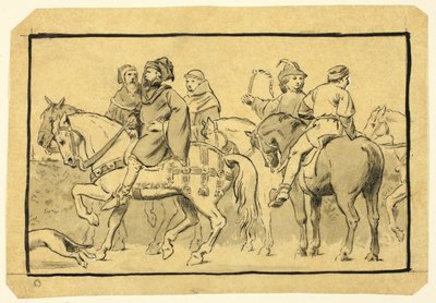 Canterbury zarándokok alkotó: Henry Stacy Marks