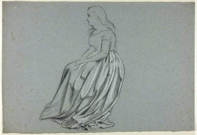 Profile of a Seated Woman (ülő nő) alkotó: Henry Stacy Marks