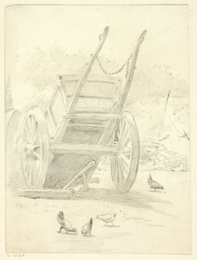 Szekér és baromfi alkotó: Henry Stacy Marks
