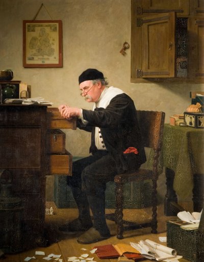 Hol van, 1882. alkotó: Henry Stacy Marks