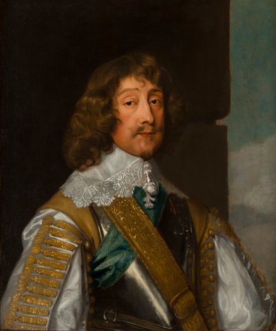Henry Rich, Hollandia első grófja (1590-1649), 1636-1649 körüli portréja (olaj, vászon) alkotó: Henry Stone