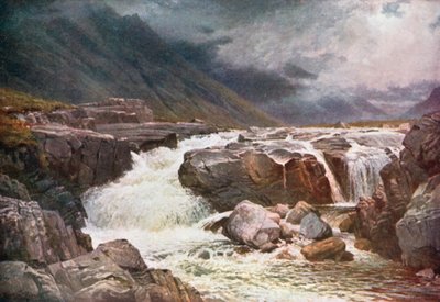 River Coe, Glencoe, Argyllshire (színes litográfia) alkotó: Henry Sutton Palmer