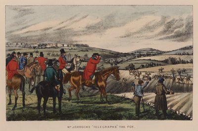 Illusztráció Jorrocks vidámságához és vidámságához (színes litó) alkotó: Henry Thomas (after) Alken