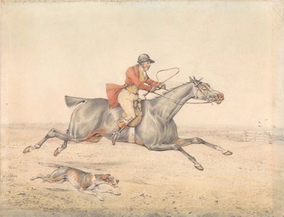 „Az istenit - leér a földre...” alkotó: Henry Thomas Alken