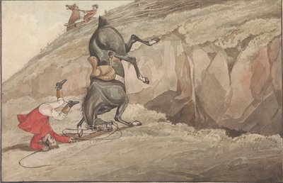 „Megtenni a dolgot: és a dolog megtétetett:” A lefelé ugrás végrehajtva alkotó: Henry Thomas Alken