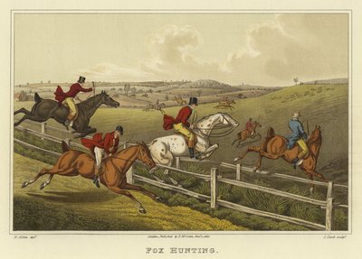 Rókavadászat (chromolitho) alkotó: Henry Thomas Alken