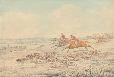 Hajtóvadászat teljes lendületben alkotó: Henry Thomas Alken