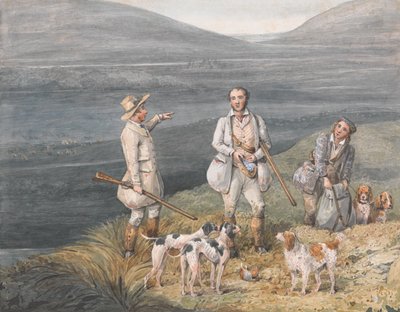 Nyírfajdvadászat: a megfelelő fajta alkotó: Henry Thomas Alken