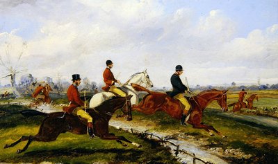 Vadászhely (gouache a panelen) (a párért lásd a 349142-es számot) alkotó: Henry Thomas Alken
