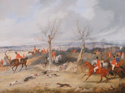 Vadászjelenet: Teljes sírással alkotó: Henry Thomas Alken