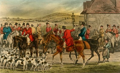 Mr. Jorrocks bemutatja a Yorkshiremant a Surrey-nek, 1838-ban alkotó: Henry Thomas Alken