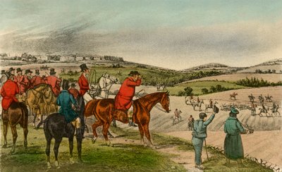 Mr. Jorrocks táviratozza a Rókát, 1838 alkotó: Henry Thomas Alken