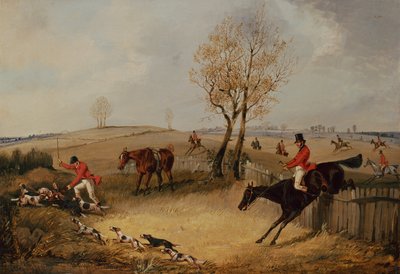 A kerítésen túl (olaj, vászon) alkotó: Henry Thomas Alken